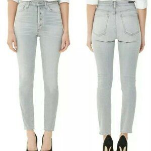 CITIZENS OF HUMANITY Olivia light grey high rise slim jeans